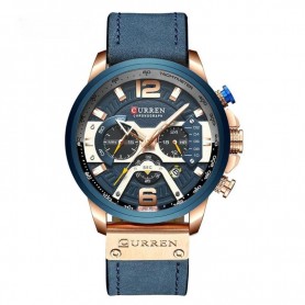 Montre Homme Curren Top Chrono - Bleu : Élégance et Performance - CRN3