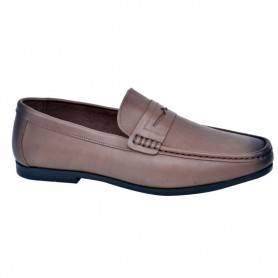 Mocassin en cuir marron - Élégant et polyvalent - MOC591
