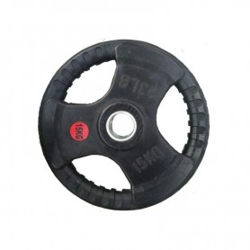 Poids Olympique pour Barre de Musculation - Avec poignées - 15 KG - SPT610