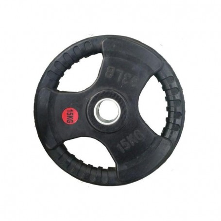 Poids Olympique pour Barre de Musculation - Avec poignées - 15 KG - SPT610