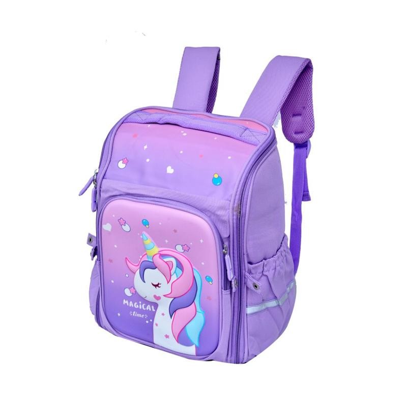 Sac à dos enfant violet avec licorne Magique et pratique