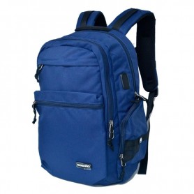 Sac à dos bleu avec prise USB intégrée - Pratique et moderne - SC2885