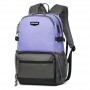 Sac à dos 14 pouces Oceano 3830 - Étanche et Résistant aux Chocs - Violet