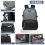 Sac à dos multifonction Oceano 3830 14 pouces - Design ergonomique - Gris
