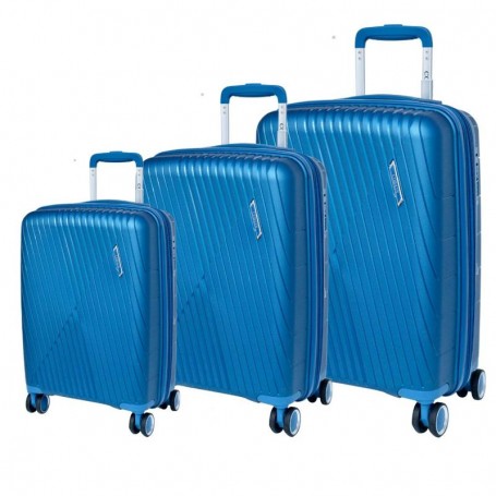 Lot de valises rigides avec roues multidirectionnelles - VLS394
