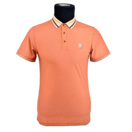 Polo homme chic avec col contrasté - TSH880