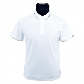 Polo classique blanc pour homme - TSH889