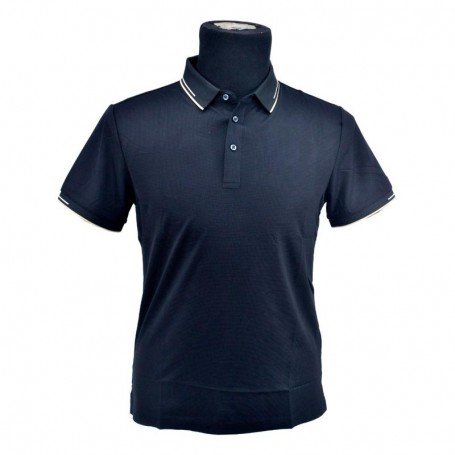 Polo noir classique pour homme - TSH891