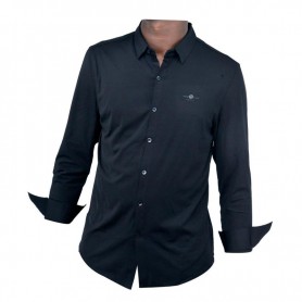 Chemise noire homme - Style classique et élégant – CHM1071