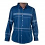 Chemise bleue à carreaux homme - Style moderne – CHM1075