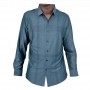 Chemise verte à motifs homme - Élégance unique – CHM1076