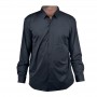 Chemise noire homme - Intemporelle et élégante – CHM1081