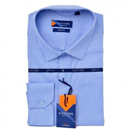 Chemise Slim Fit Homme Texturée - Style et Élégance – CHM1085