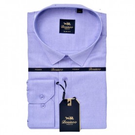 Chemise Slim Fit Bleu Lavande Homme - Élégance et Confort – CHM1086