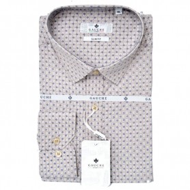Chemise Slim Fit Homme à Motifs - Style Unique et Élégant – CHM1093