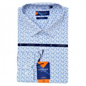 Chemise Slim Fit Homme à Motifs Floraux - Style Raffiné – CHM1096