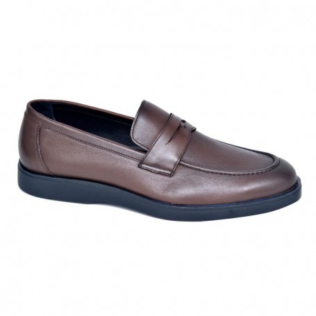 Chaussure en cuir marron pour homme - Élégance au quotidien - CDV1700