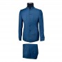 Costume homme bleu roi col mao chic - CTM406