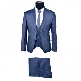 Costume homme Carpin 3 pièces bleu marine - Élégance garantie - CTM414