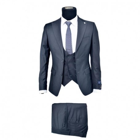 Costume homme Carpin 3 pièces gris foncé - Élégance intemporelle - CTM416