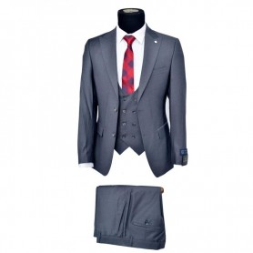 Costume homme Carpin 3 pièces gris clair - Modernité et élégance - CTM418