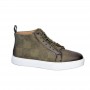 Sneakers vertes quadrillées - Style urbain - SNK427