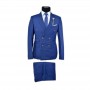 Costume bleu roi 2 pièces de luxe - CTM423