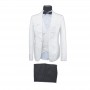 Costume 3 pièces blanc élégant pour hommes - CTM433
