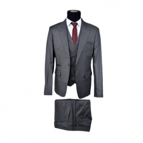 Costume gris 3 pièces sobre et élégant - CTM437