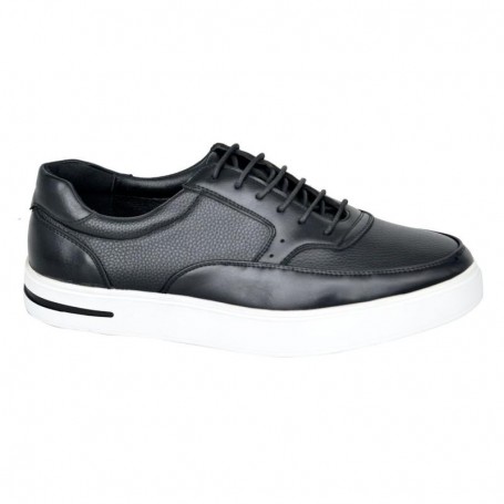 Chaussure en cuir noir - Élégance moderne - SNK432