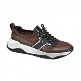 Sneakers marron - Élégance et style décontracté - SNK439