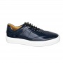 Sneakers bleu marine vernis - Élégance et modernité - SNK451