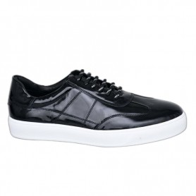 Sneakers noirs vernis - Sophistication et confort - SNK452