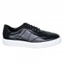 Sneakers noirs vernis - Sophistication et confort - SNK452