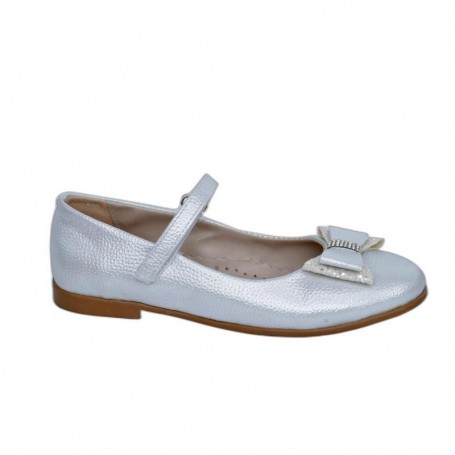 Chaussure Enfant Blanche Métallisée - Taille 31 à 35 - ENF584