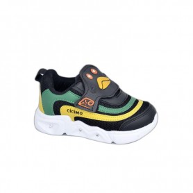 Baskets Enfant Noires Dynamiques - Taille 22 à 25 - ENF594