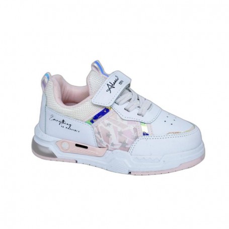 Baskets Enfant Blanches Tendance - Taille 26 à 30 - ENF598