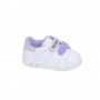 Baskets Bébé Blanches et Lilas - Taille 16 à 21 - ENF608