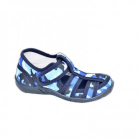 Chaussures enfant bleu camouflage - Taille 22 à 30 - ENF616