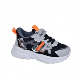 Chaussures enfant sport noir-orange - Taille 26 à 30 - ENF629
