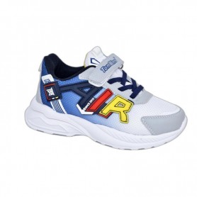 Baskets enfant bleu-jaune - Taille 26 à 30 - ENF631