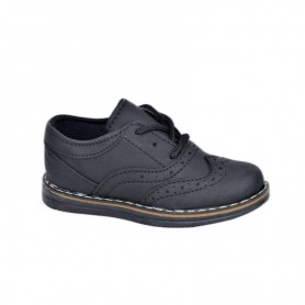 Chaussures derby enfant noires - Taille 26 à 30 - Élégance - ENF648