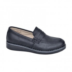 Mocassins noirs enfant - Taille 26 à 30 - Élégants et confortables - ENF649