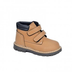 Bottes montantes garçon camel - Taille 22 à 25 - ENF651