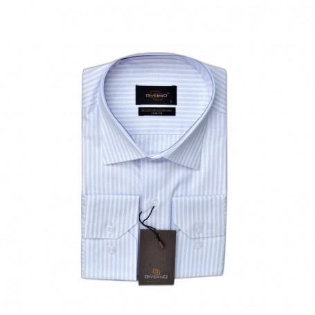 Chemise homme à rayures fines - Élégance et confort – CHM1100