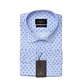 Chemise homme imprimée élégante - Slim fit coton – CHM1101
