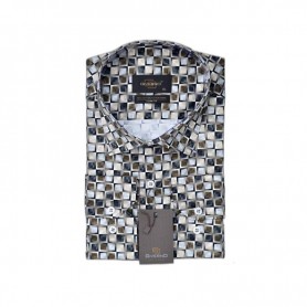 Chemise homme à motifs géométriques - Style unique – CHM1104