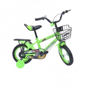 Vélo enfant robuste avec roues stabilisatrices et panier - GME201