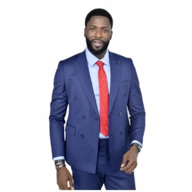 Costume homme bleu marine - Chic et tendance à Dakar - CTM454