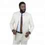 Costume homme crème double boutonnage - Chic et tendance - CTM457